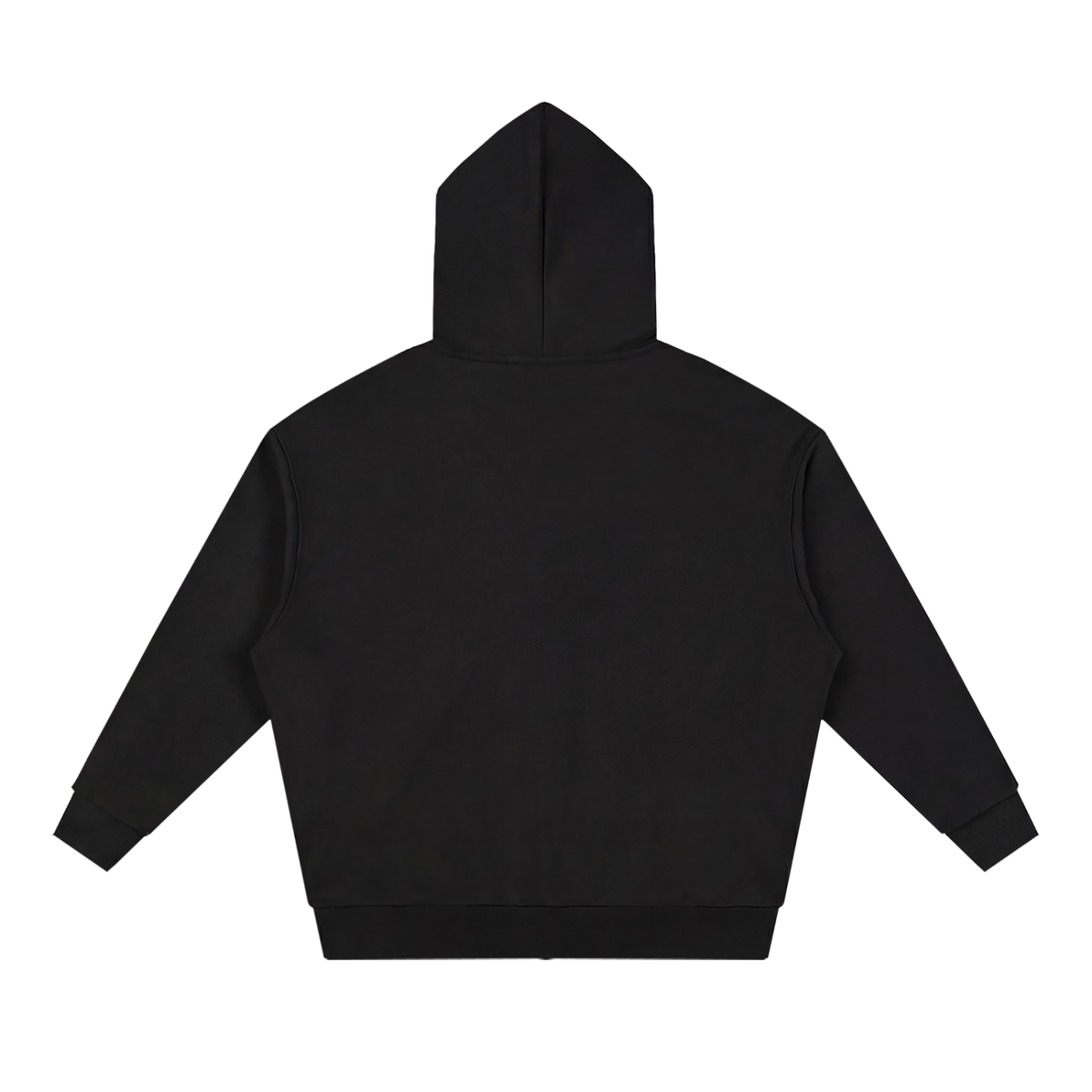 Essential Zip Hoodie 01- Black