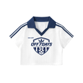 Women Ice Blue Cropped Jersey