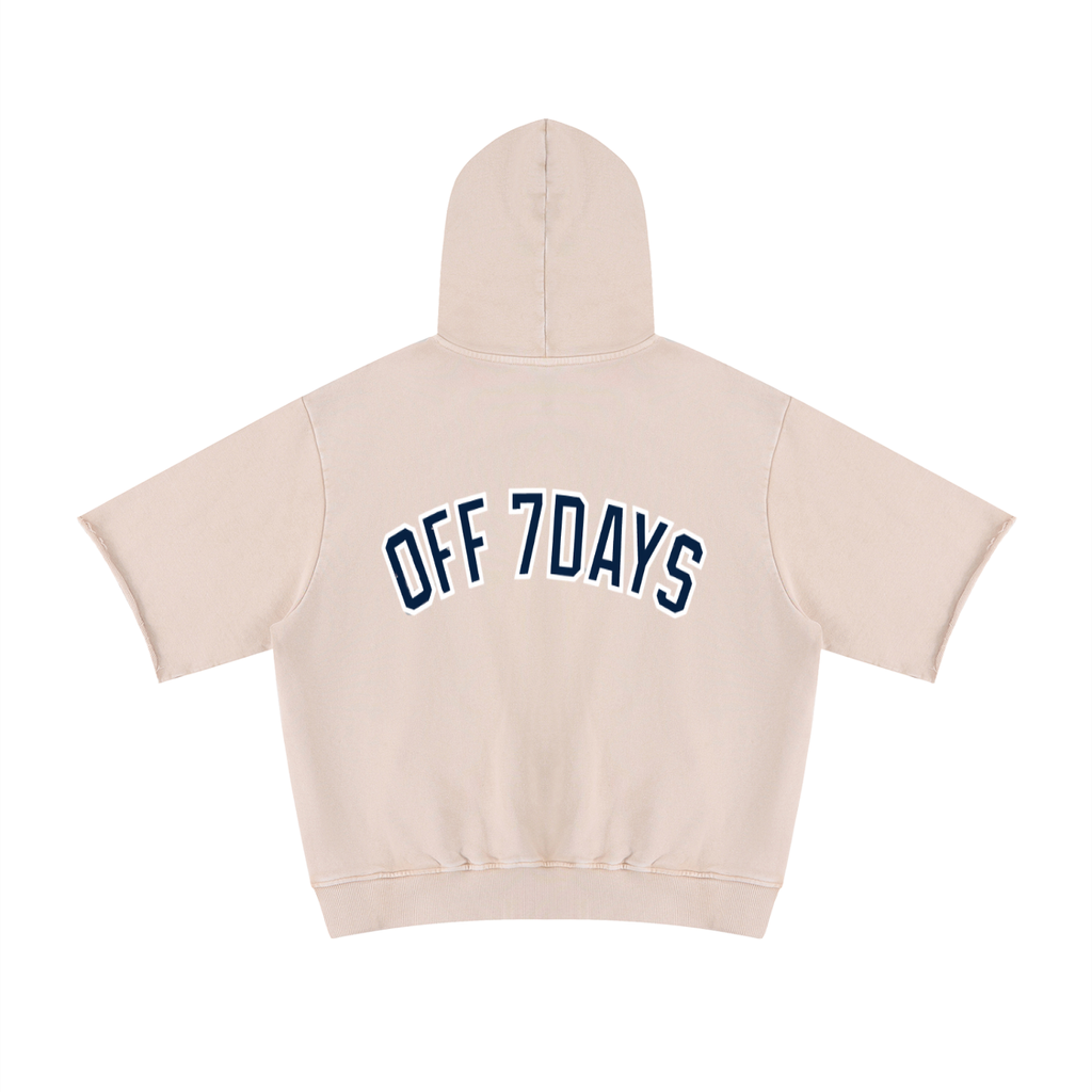 OFF7X YANKEES Short Sleeve Hoodie