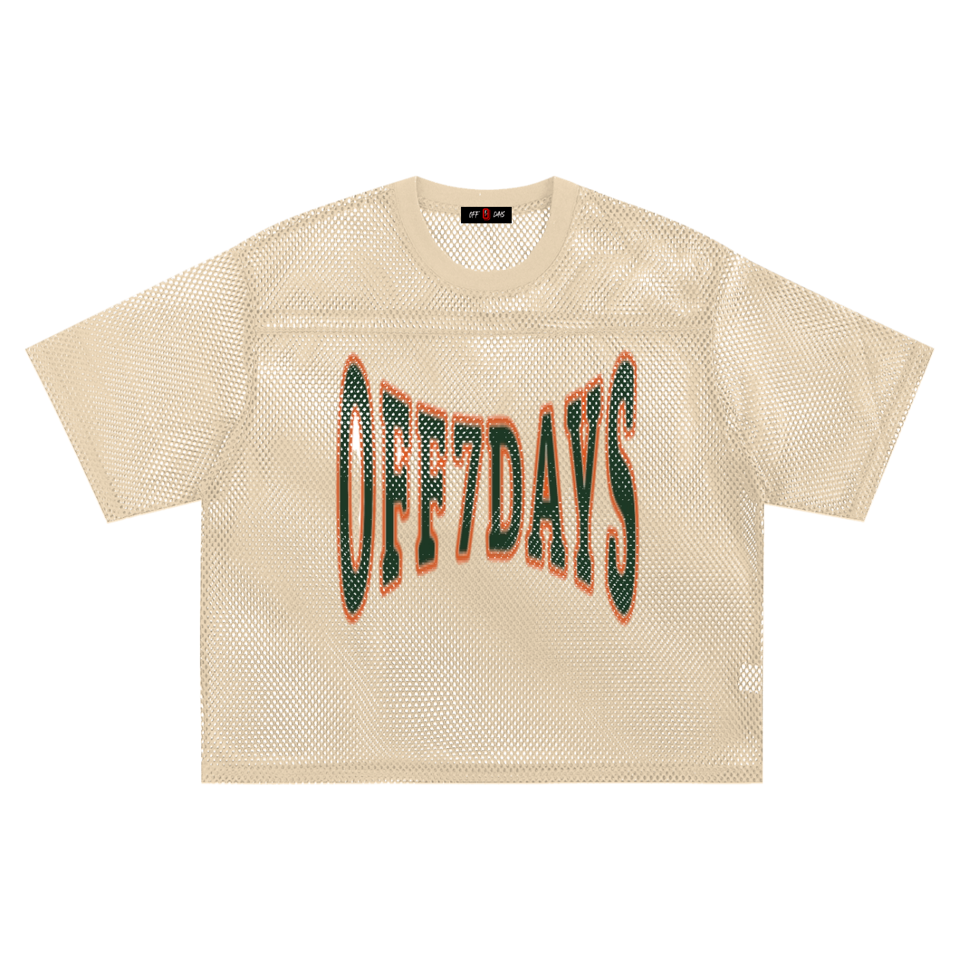 NY See-through Boxy Net T-Shirt