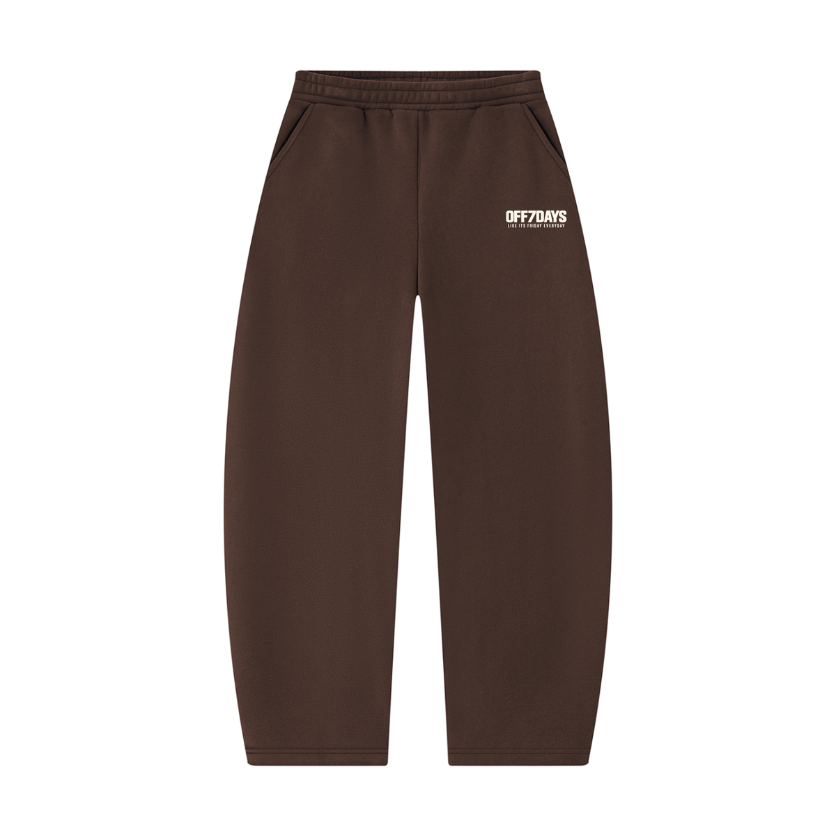 Everyday Barrel Leg Sweatpants- Coffee