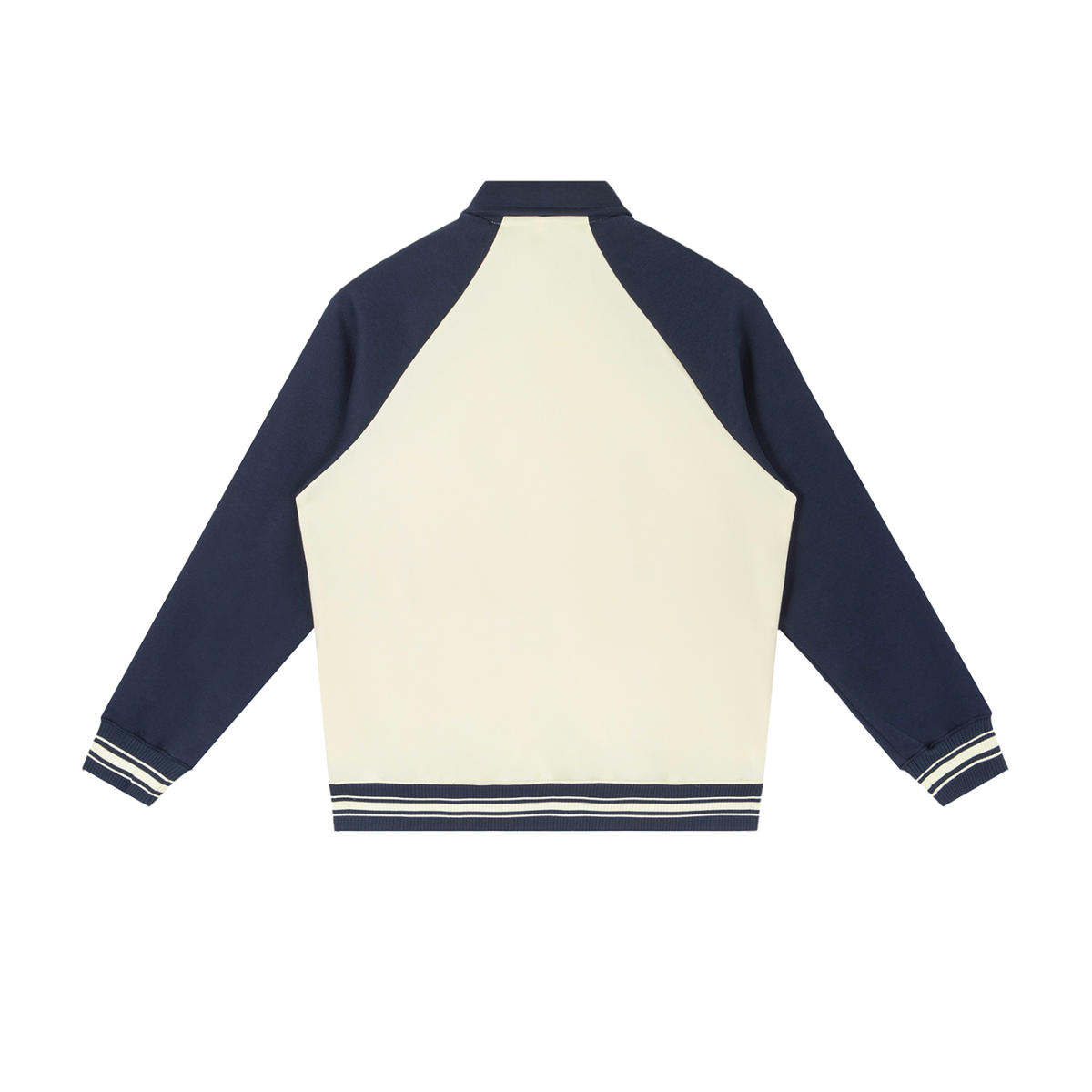 Foundation Baseball Jacket Set- Apricot with Navy