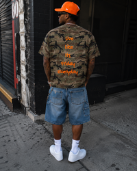 OFF7 Boxy Camo Tee