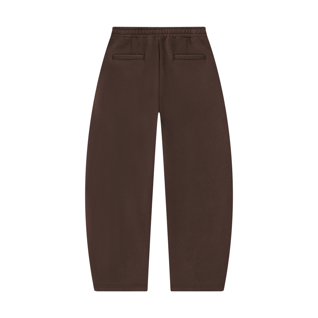 Everyday Barrel Leg Sweatpants- Coffee