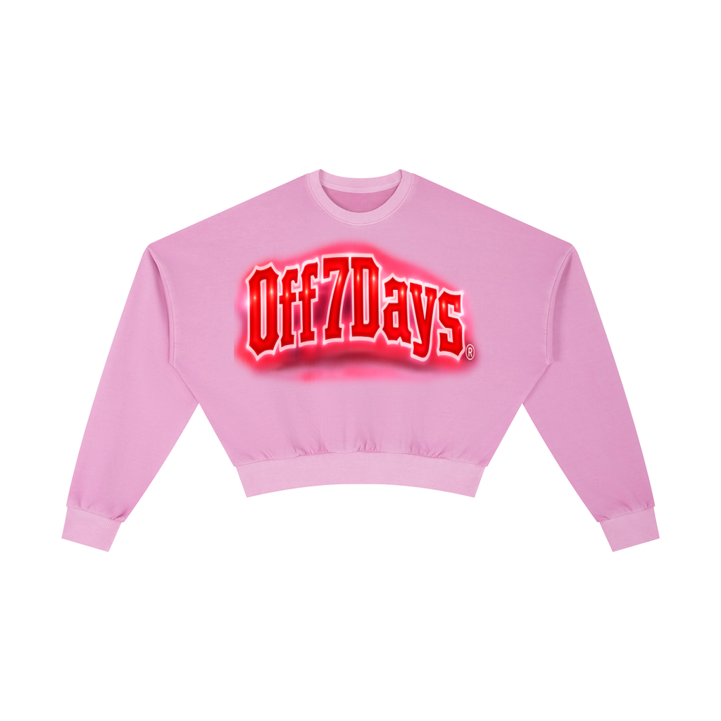 Vintage Washed Cropped Sweatshirt