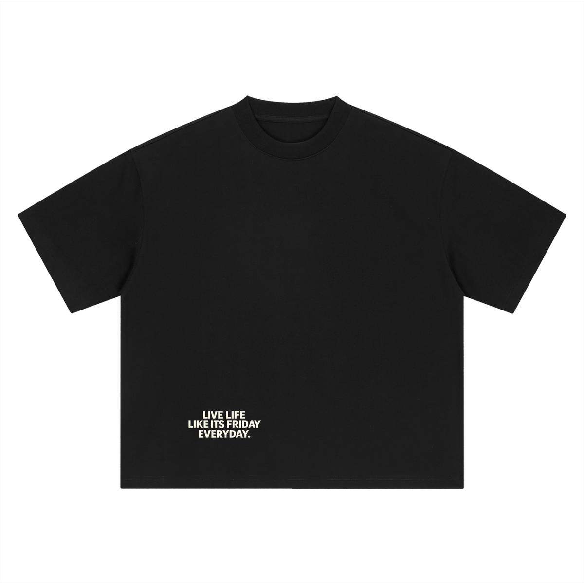 Mock Tee 01-Black