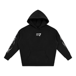 World Tour Oversize Fleeced Hoodie Black