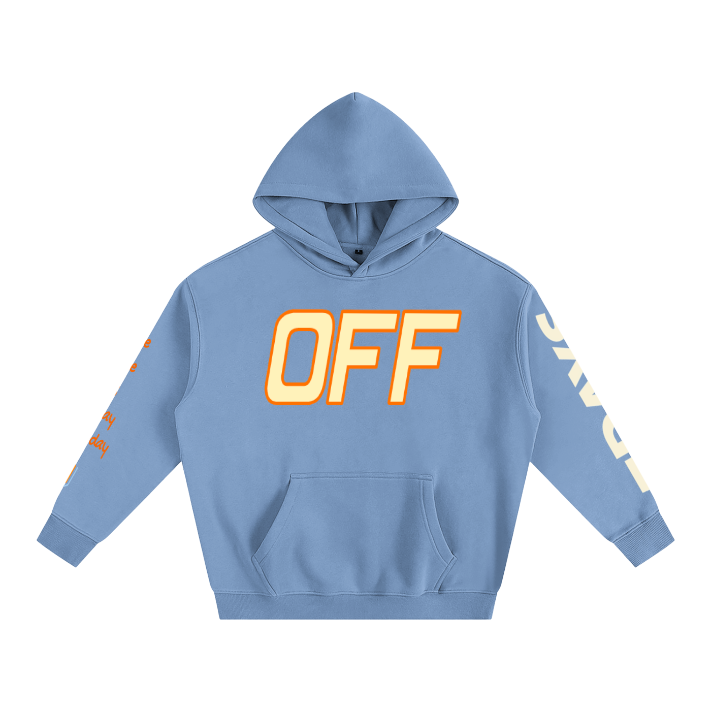 OFF Oversize Fleeced Hoodie