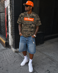 OFF7 Boxy Camo Tee