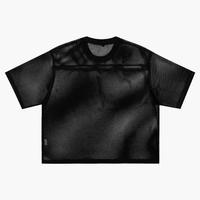 LA See-through Boxy Net T-Shirt