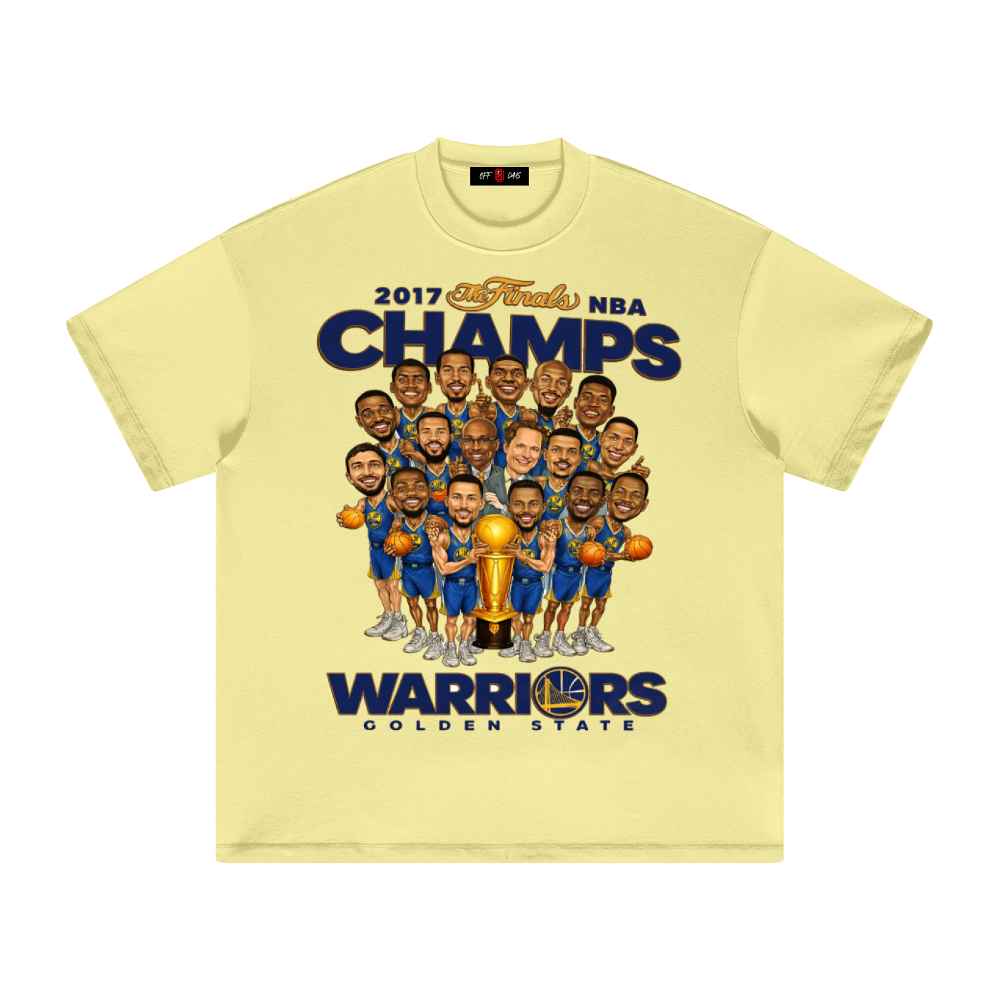 WARRIORS 17' VINTAGE CHAMPIONSHIP TEE