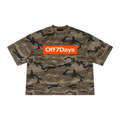 OFF7 Boxy Camo Tee