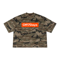 OFF7 Boxy Camo Tee