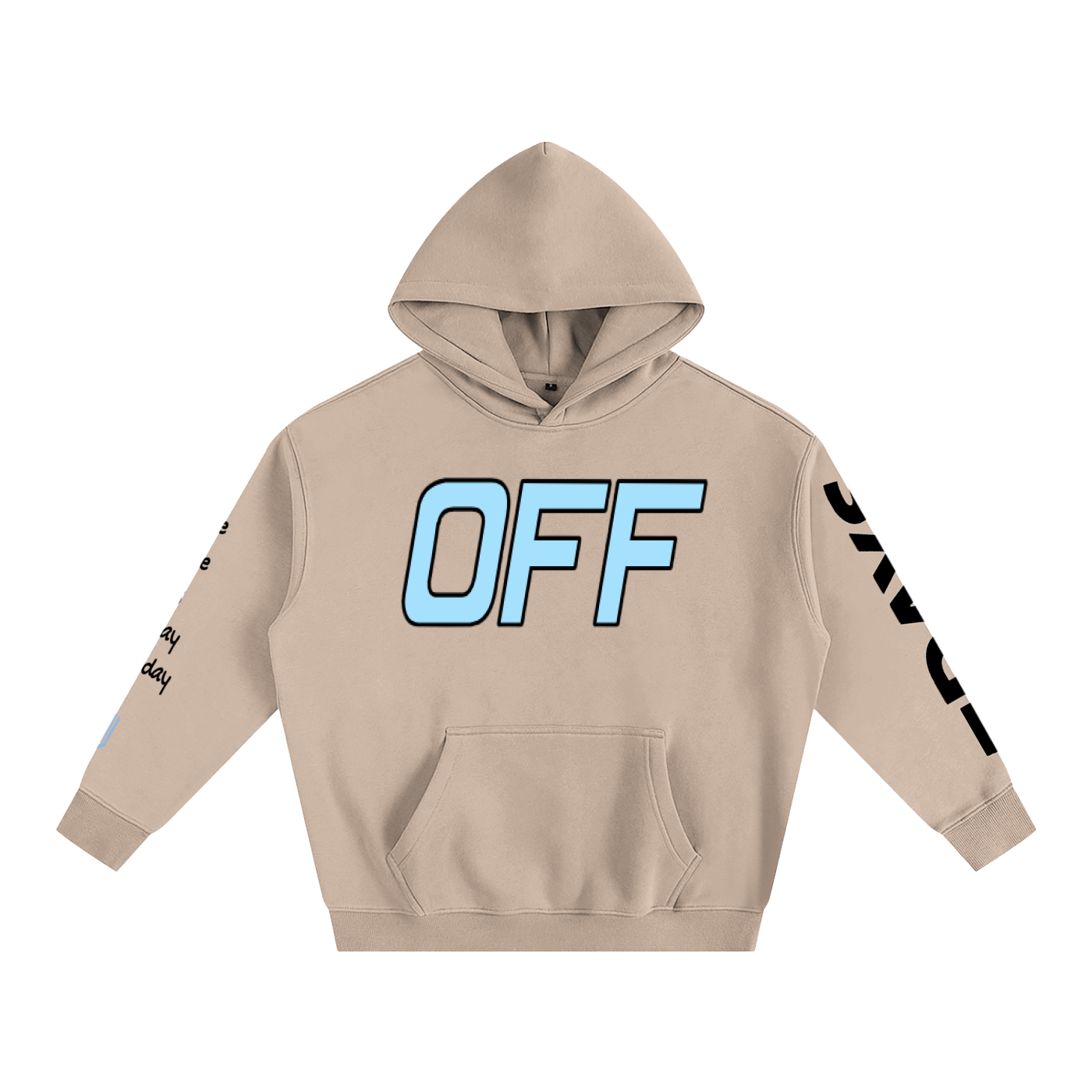 OFF Oversize Fleeced Hoodie