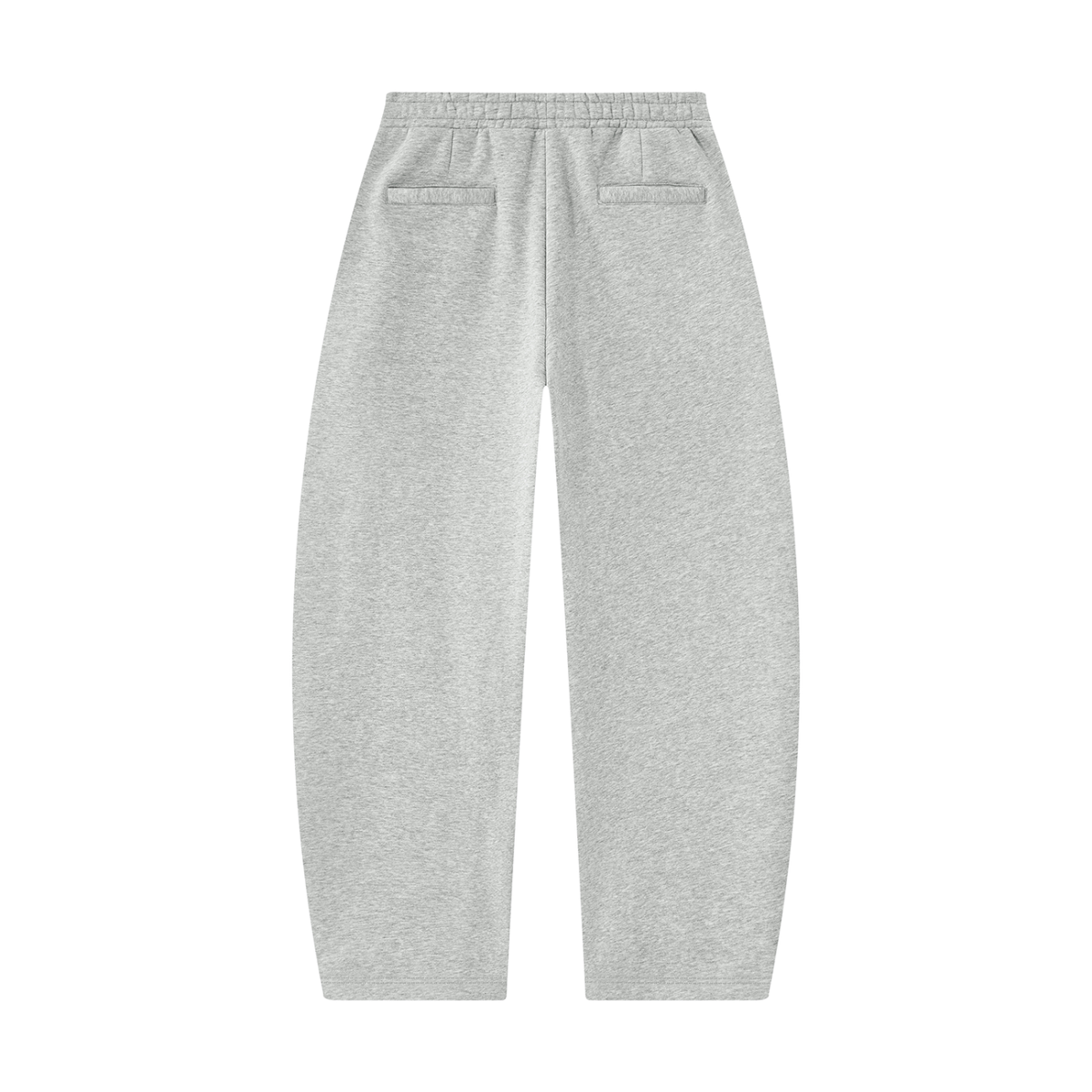 Everyday Barrel Leg Sweatpants- Flower Grey