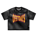 LA See-through Boxy Net T-Shirt