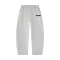 Everyday Barrel Leg Sweatpants- Flower Grey