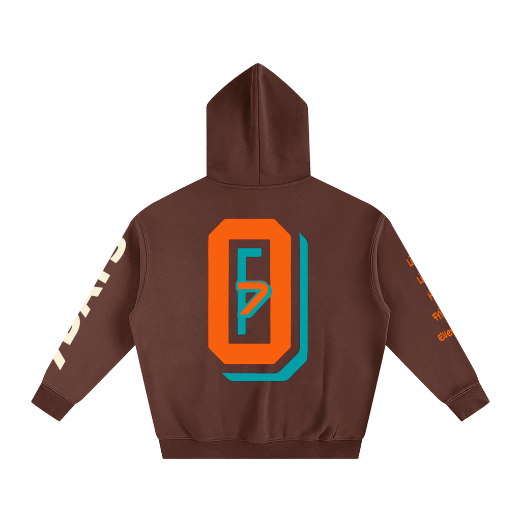 OFF Oversize Fleeced Hoodie