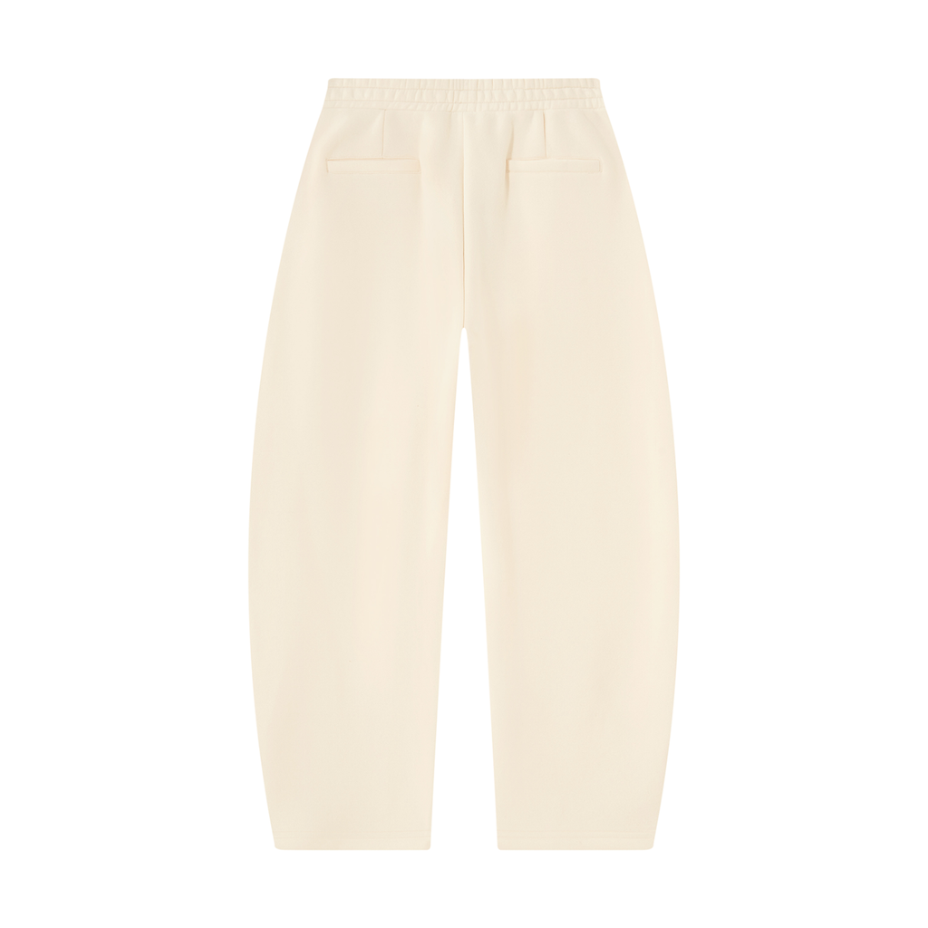 Everyday Barrel Leg Sweatpants-Apricot