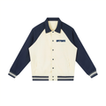 Foundation Baseball Jacket Set- Apricot with Navy