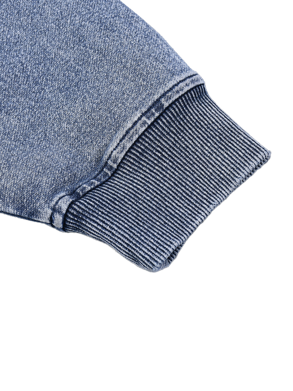 Snow Wash Oversized Zip-Up Hoodie